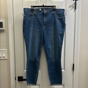 Kut from the Kloth Dark Blue Ankle Jeans